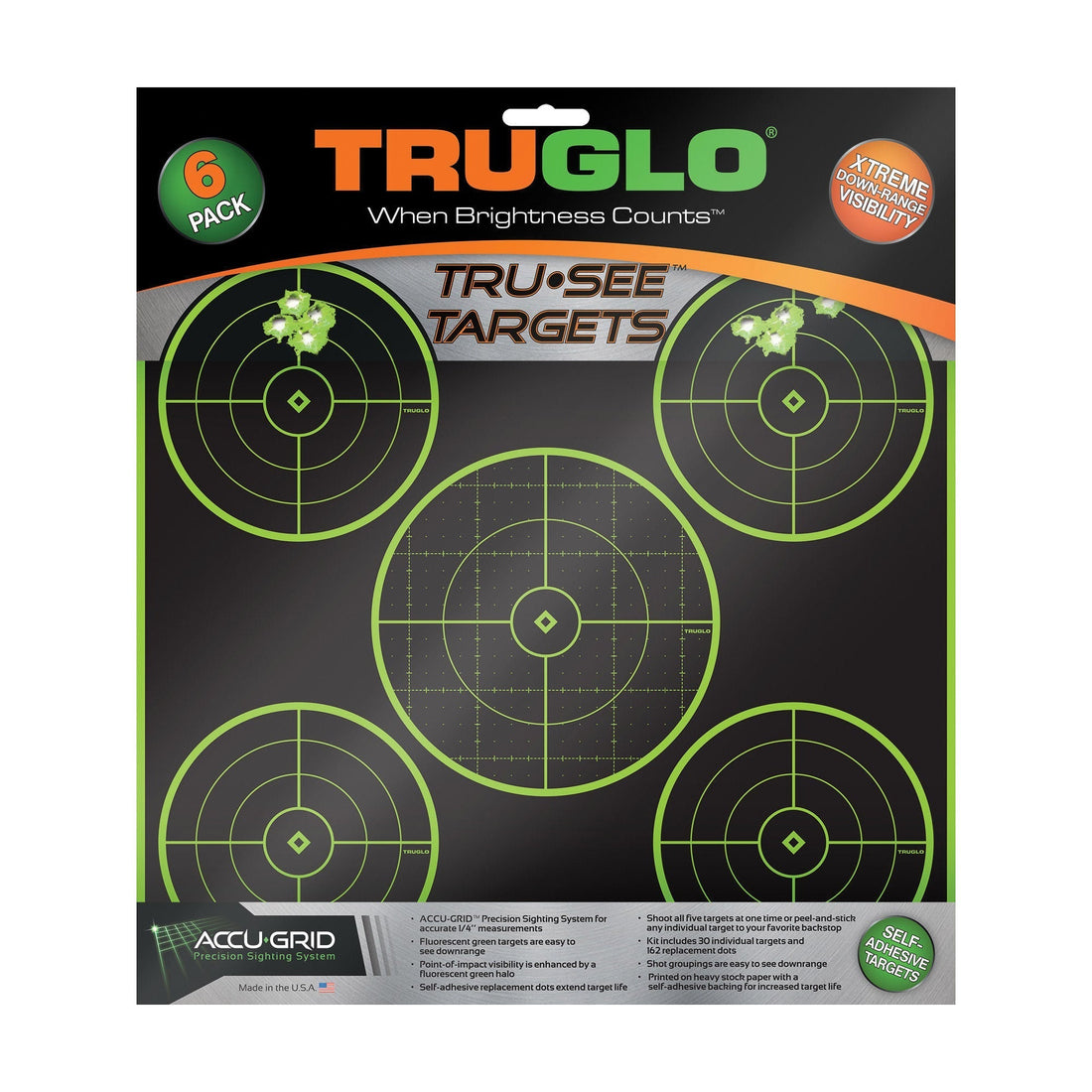 Paper shooting target used to diagnose shot placement and improve aim