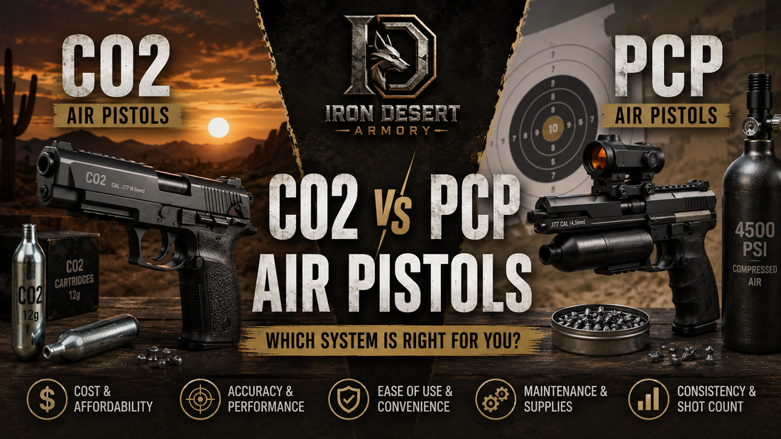 CO2 vs PCP Air Pistols | Which Air Pistol Is Right for You?