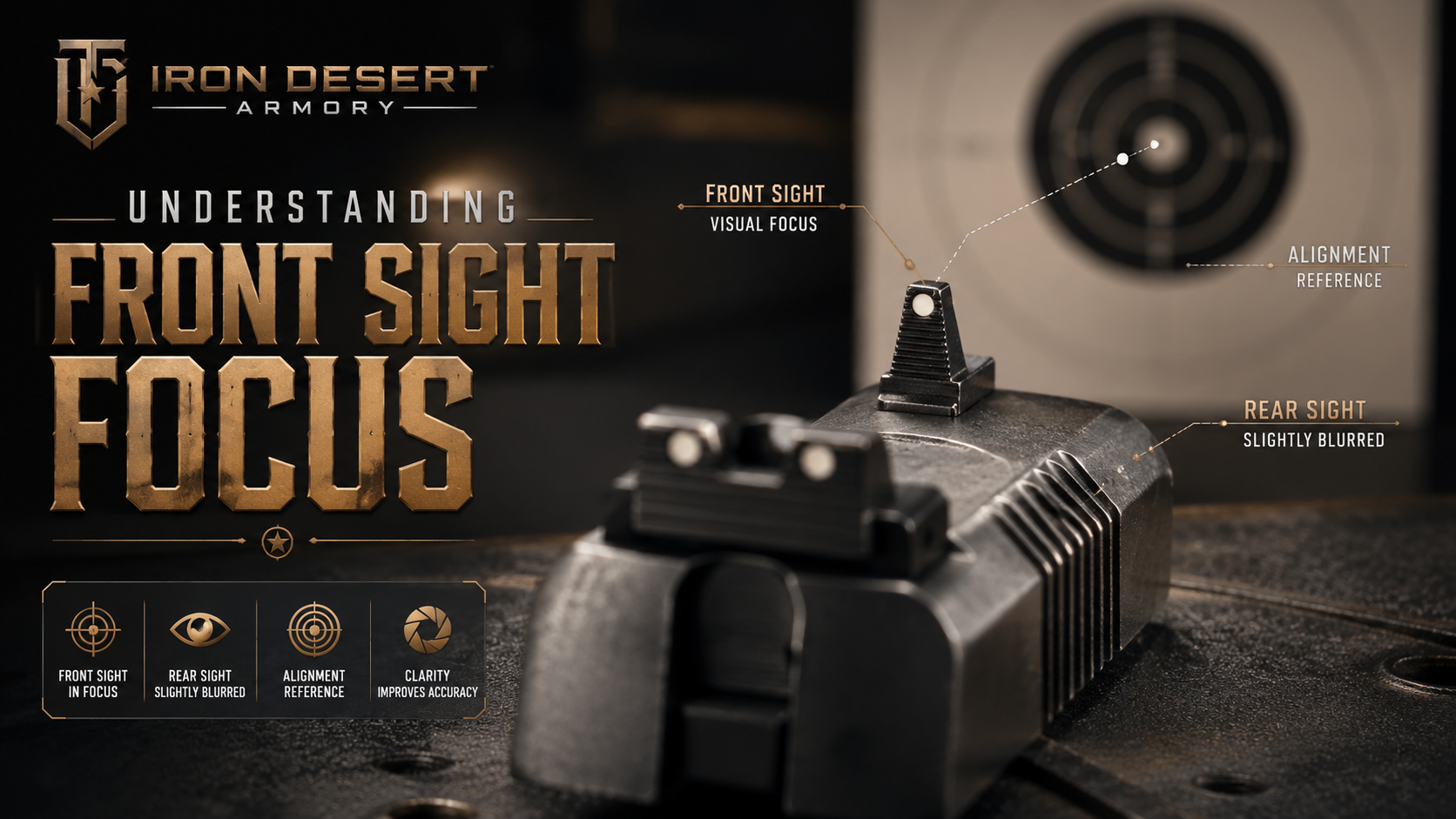 How to aim with Front Sights