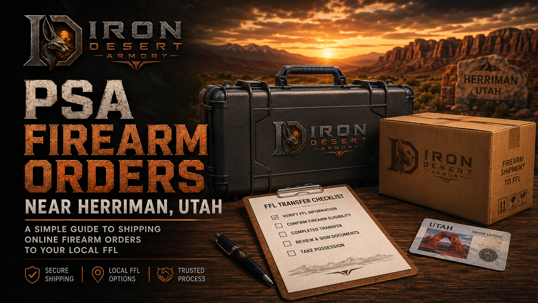 PSA firearm orders near Herriman Utah FFL transfer guide