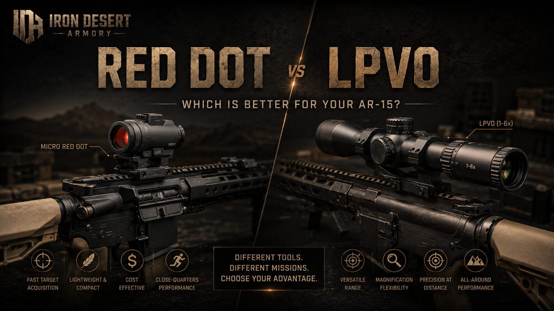 Red Dot vs LPVO: Which Is Better for Your AR-15?
