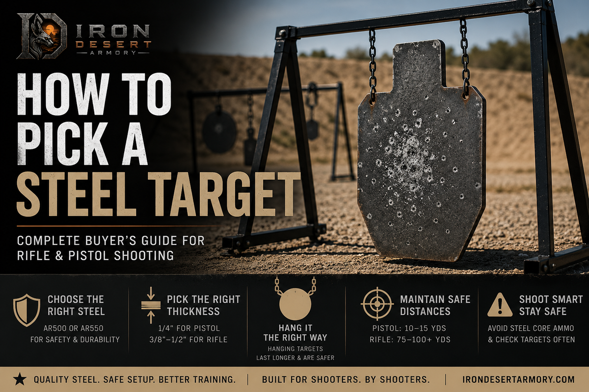 Iron Target How to Pick a Steel Target: Complete Buyer’s Guide for Rifle & Pistol ...