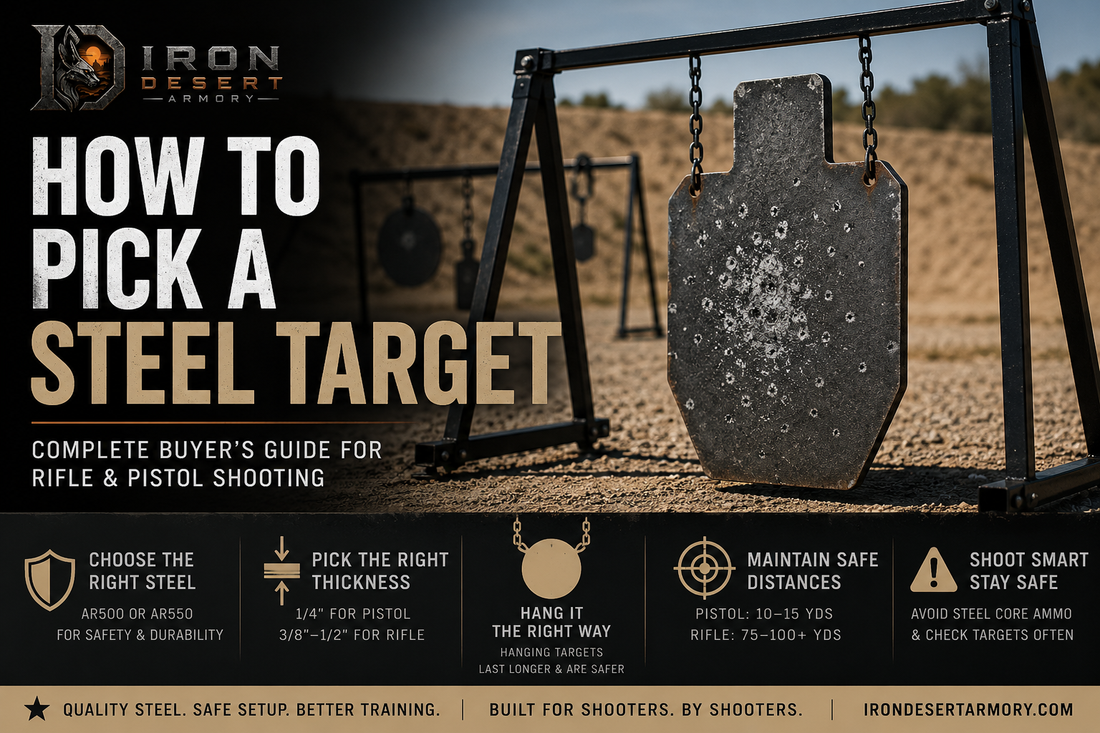 How to Pick a Steel Target: Complete Buyer’s Guide for Rifle & Pistol Shooting