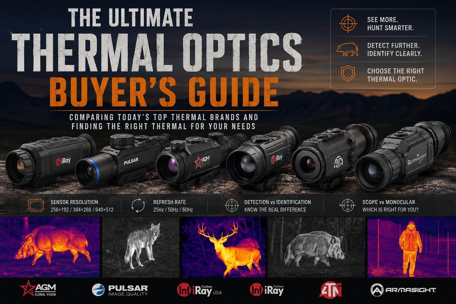 The Ultimate Thermal Optics Buyer's Guide: Comparing Today's Top Thermal Brands and Finding the Right Thermal for Your Needs (2026)