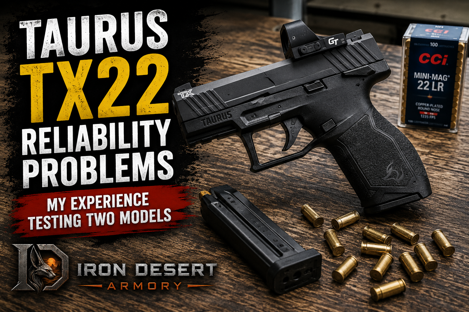 Taurus TX22 Reliability Problems: My Experience Testing Two Different Models