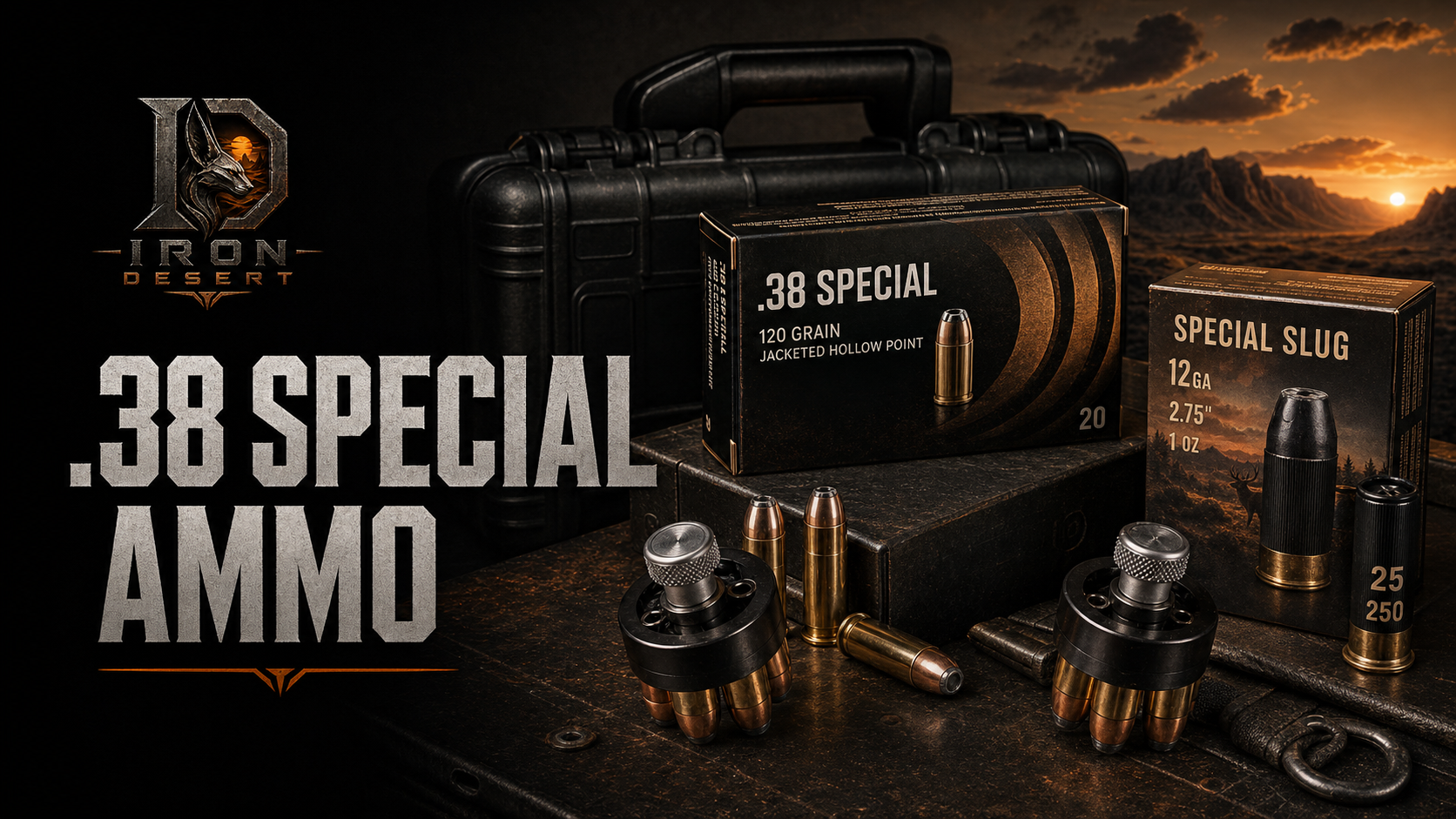 Iron Desert Armory .38 Special Ammo collection