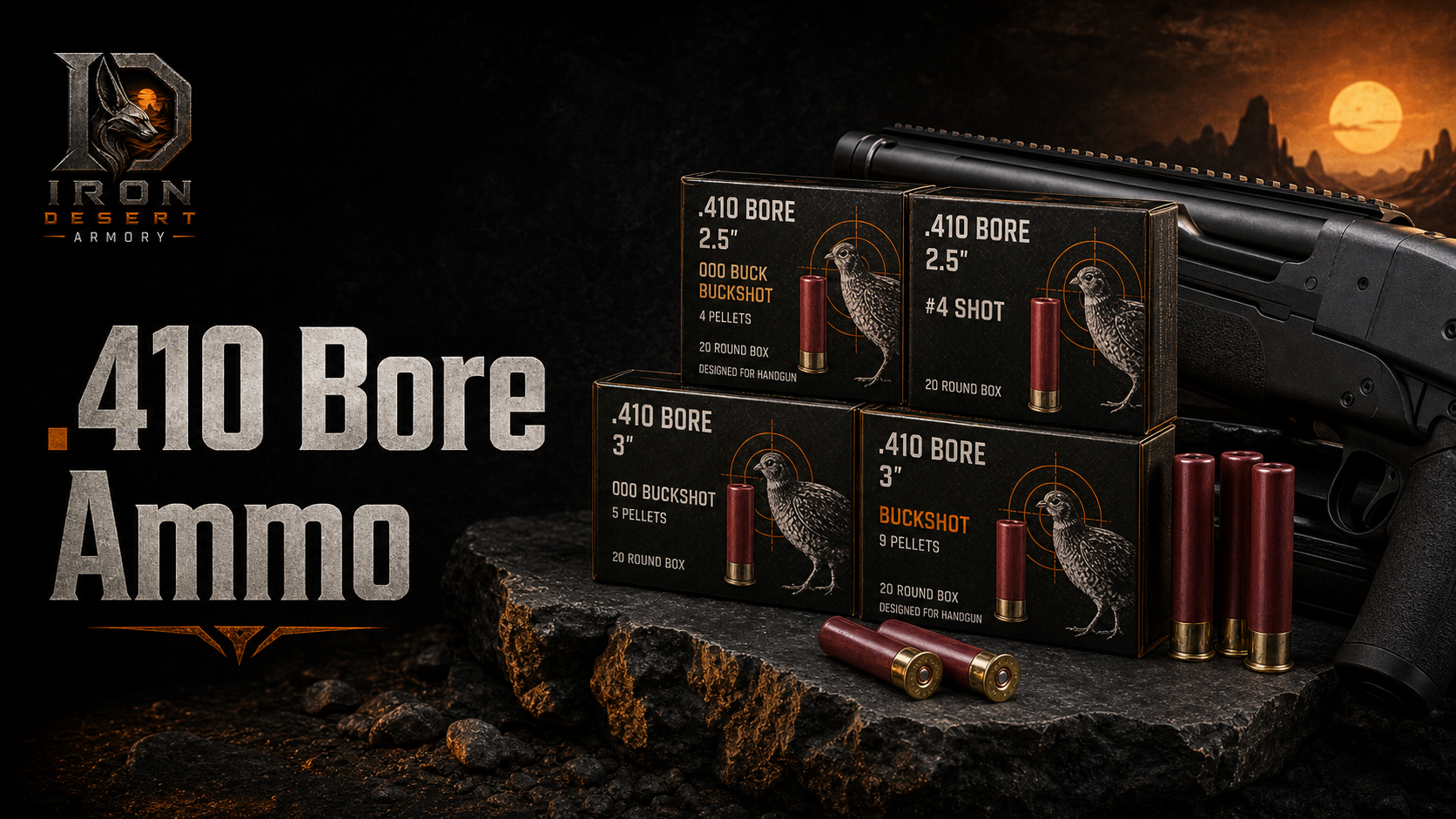 Iron Desert Armory .410 Bore Ammo collection