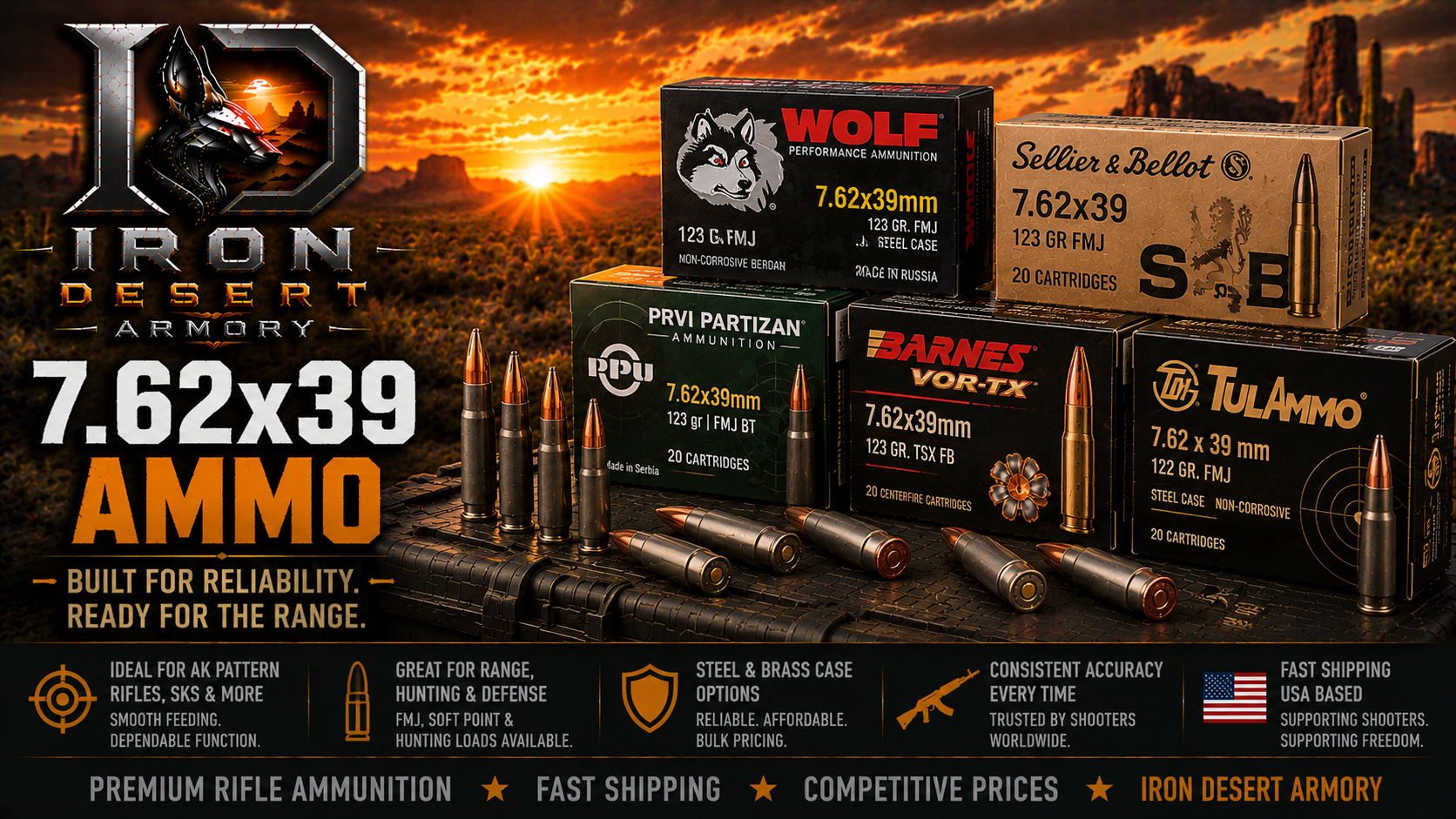 7.62x39 Ammo