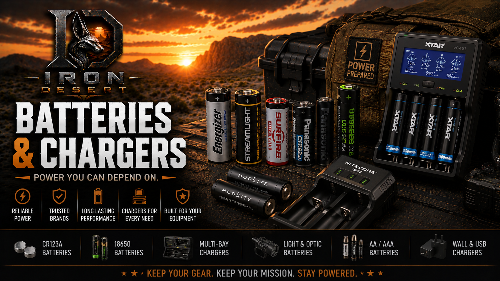 Batteries & Chargers