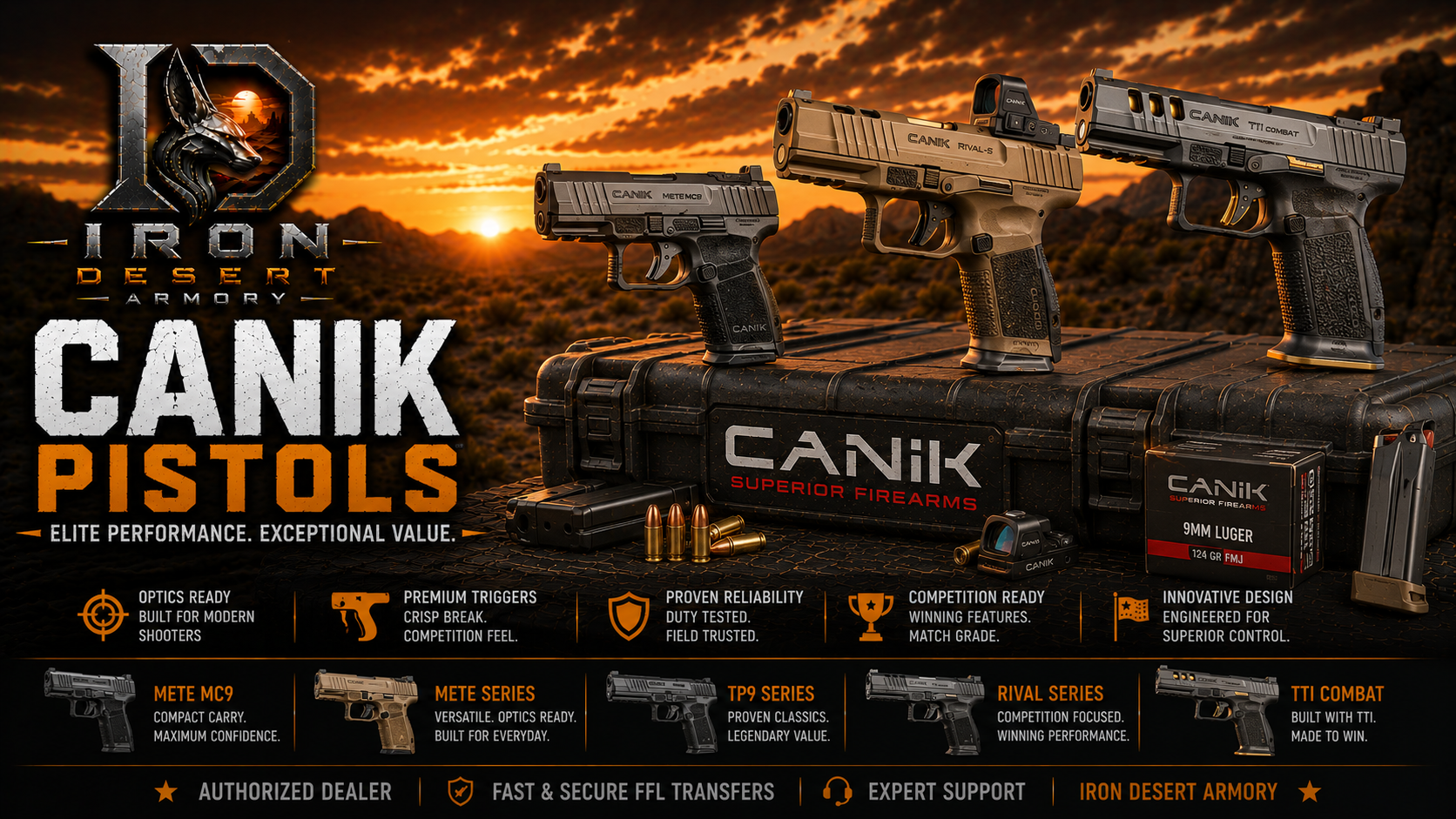 CANIK Pistols