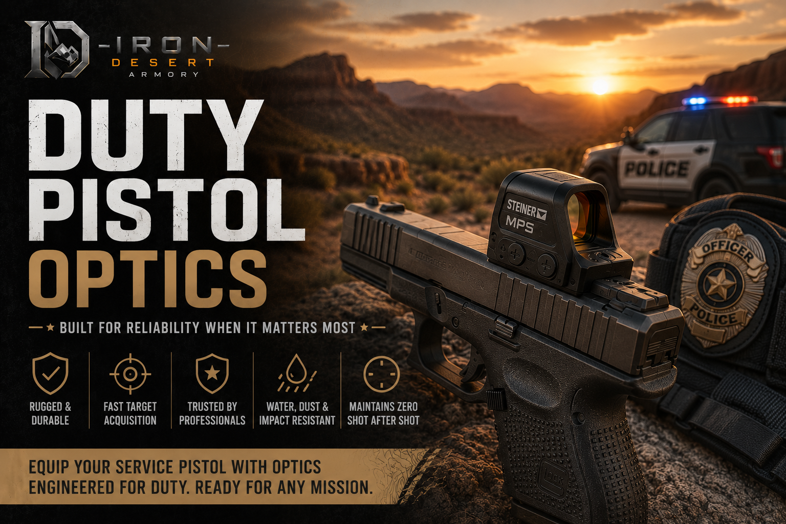 Duty Pistol Optics