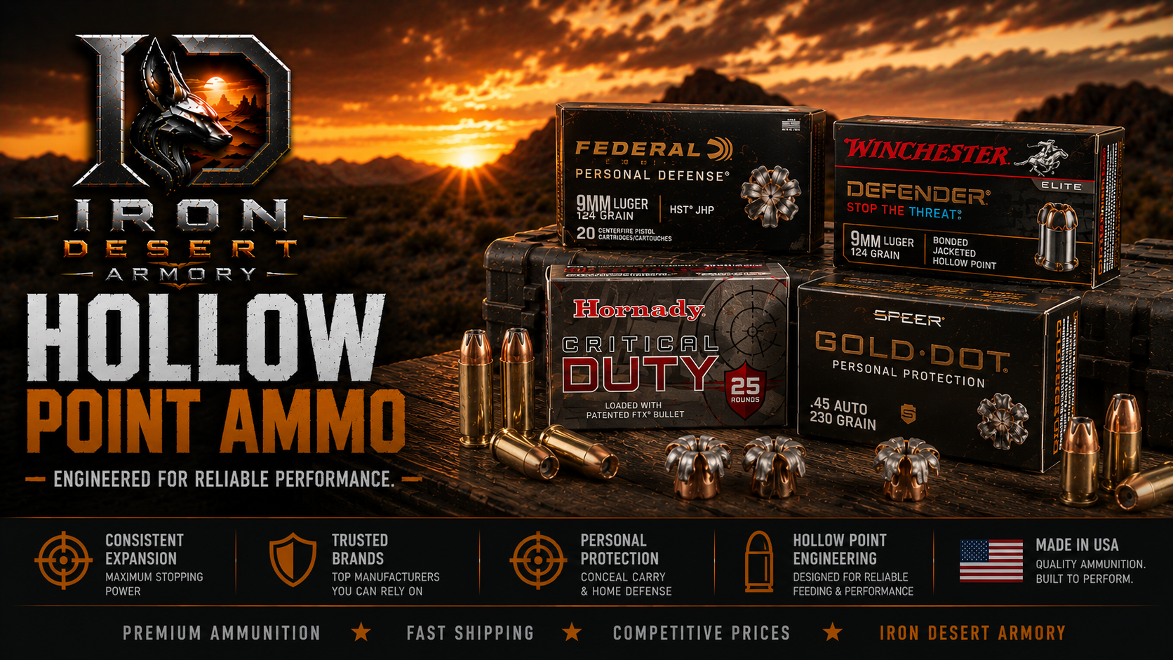 Hollow Point Ammo