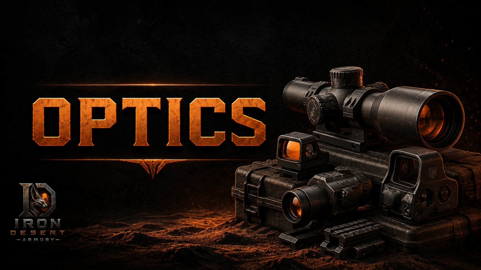 Iron Desert Armory Optics collection