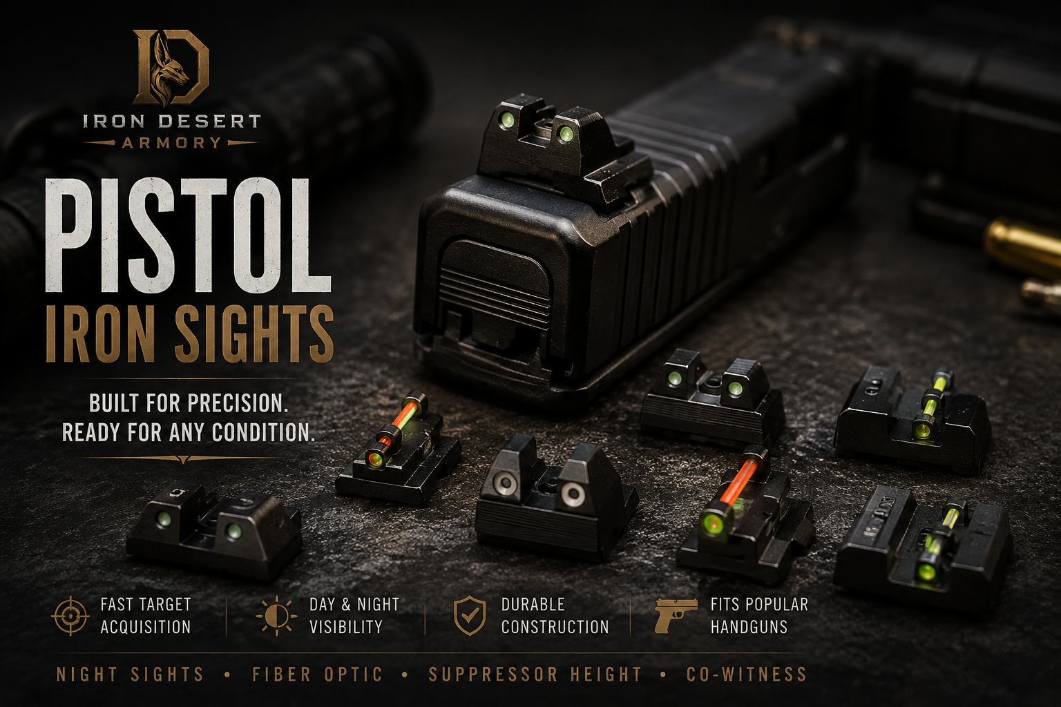 Pistol Iron Sights