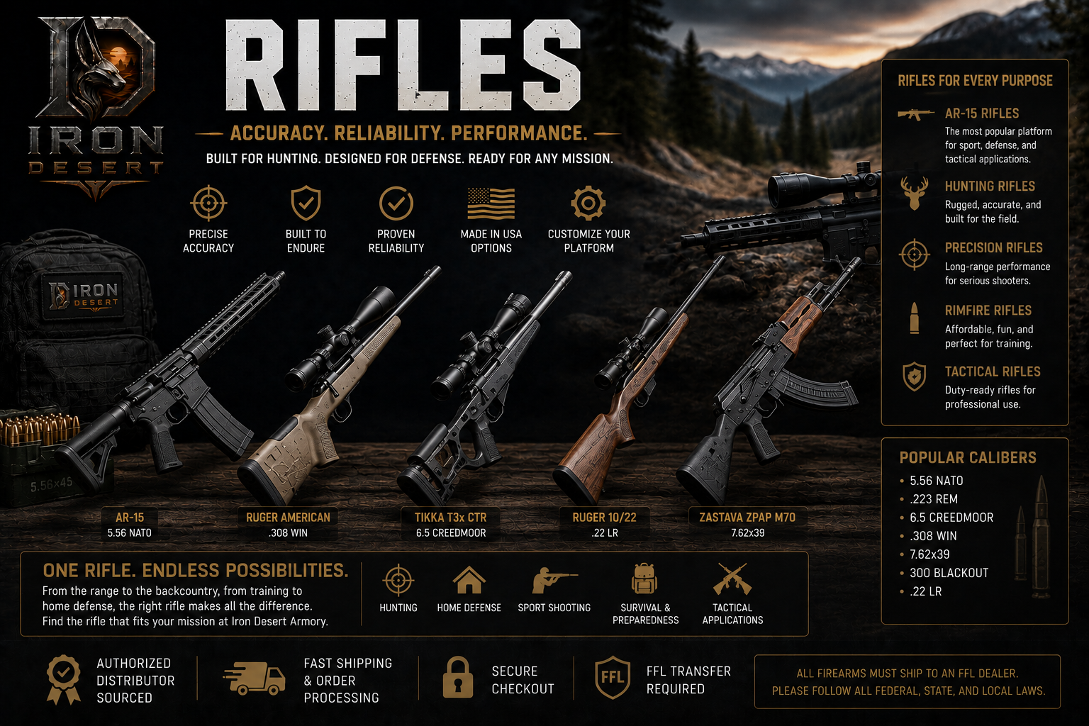 Rifles