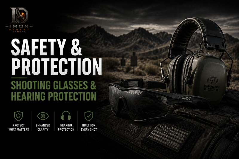 Safety & Protection | Shooting Glasses & Hearing Protection