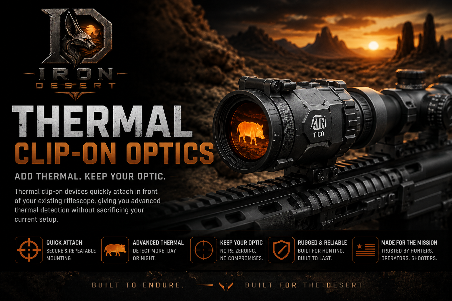 Thermal Clip-On Optics