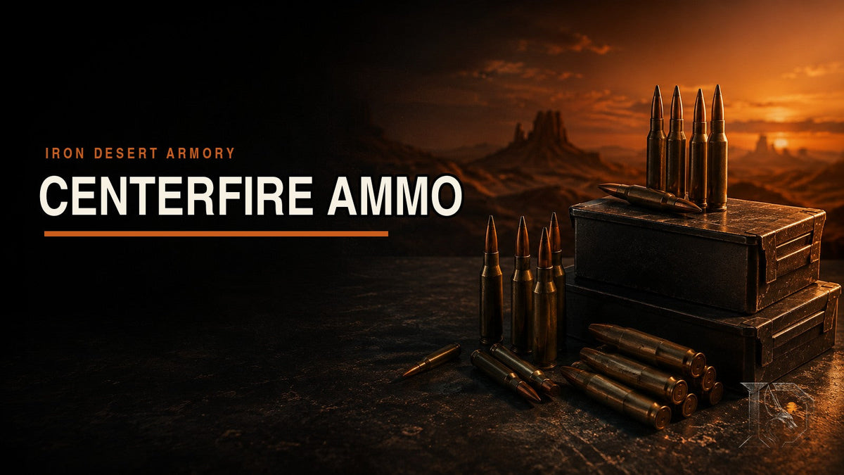 Centerfire Ammo collection at Iron Desert Armory