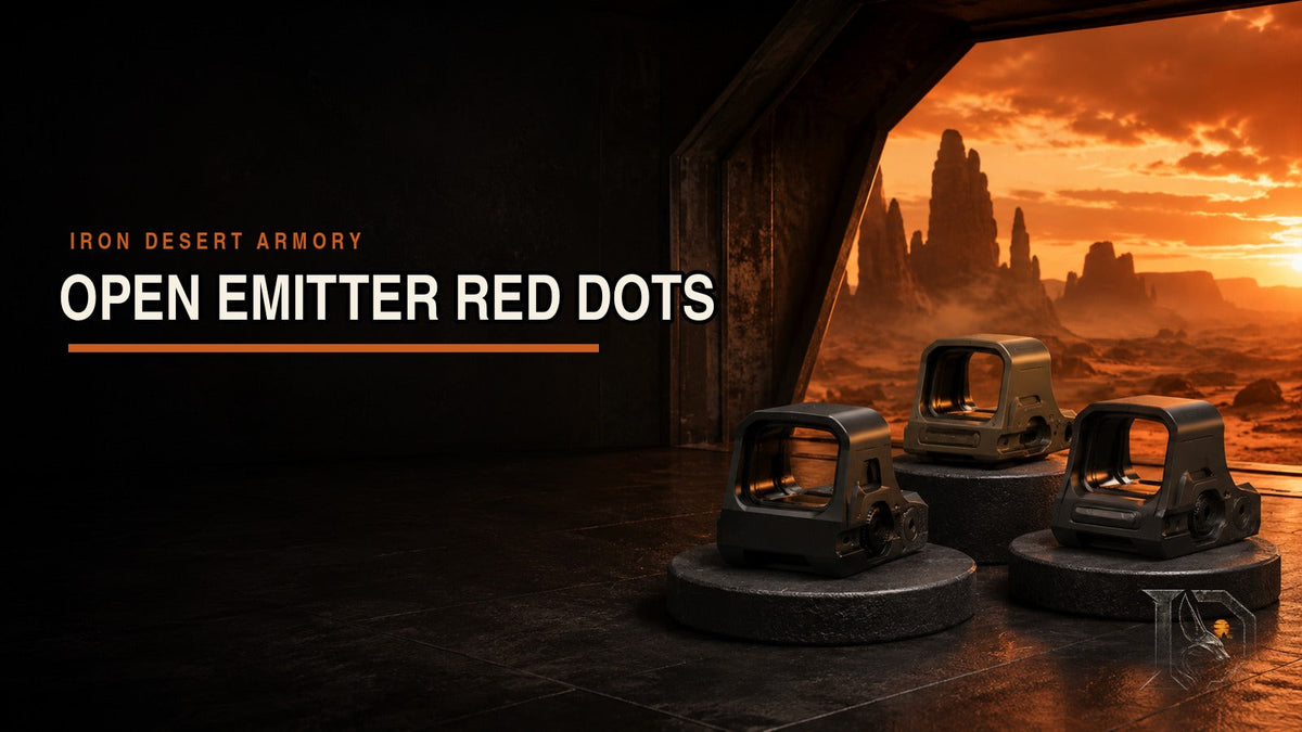 Iron Desert Open Emitter Red Dots collection