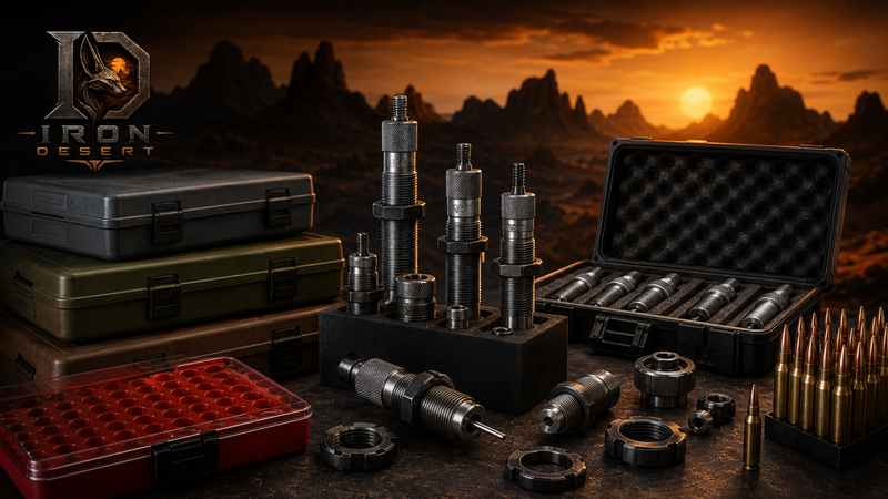 Metallic cartridge reloading dies and shell holders