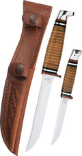 CASE KNIVES LEATHER HUNTER TWO