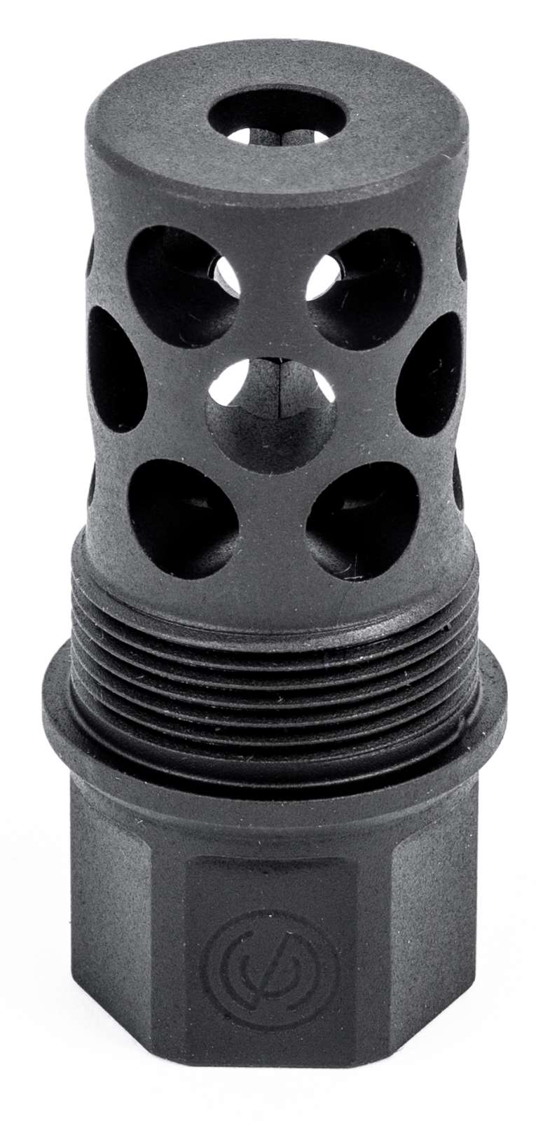Silencerco AC5232 Thread Over Muzzle Brake for .30 Carbine, Matte Black Finish
