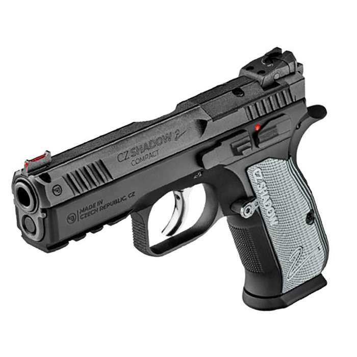 CZ Shadow II Compact 9mm Pistol with 4-inch Barrel and Fiber Optic Sights