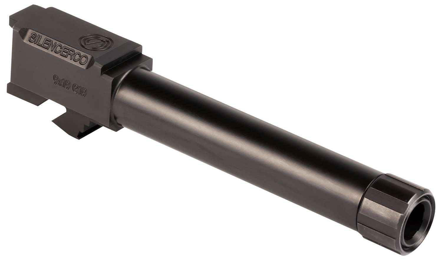 SilencerCo Threaded Barrel for Sig P365 9mm, Black Nitride Finish