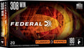 Federal .308 Winchester 180 Grain Fusion Tipped Soft Point Ammunition, 20 Rounds per Box