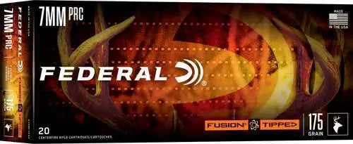 Federal 7mm Remington Magnum Fusion Tipped 175-Grain Soft Point Ammunition - 20 Rounds per Box