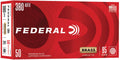 Federal Champion .380 Auto 95 Grain Full Metal Jacket Ammunition, 50 Rounds Per Box