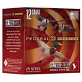 Federal 12 Gauge 3-Inch Ultra Steel Shot, 1 1/4 Ounce, 2 Shot Size, 1450 fps, 25 Rounds per Box (10 Boxes per Case)