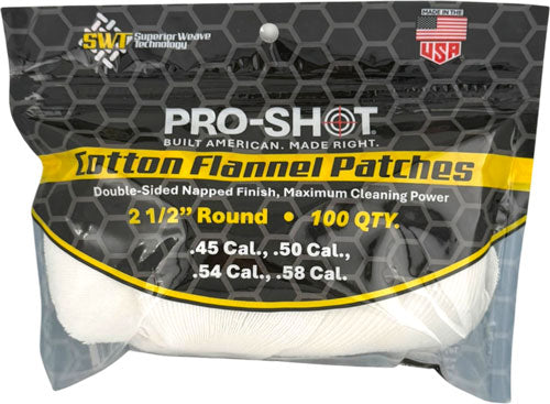 PRO SHOT CLEANING PATCH COTTON