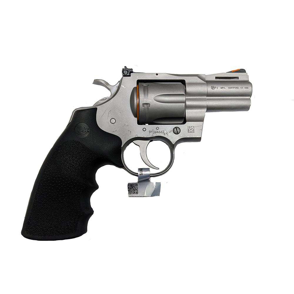 Colt Mfg Python Matte Stainless Revolver .357 Magnum with 2.5-inch Barrel and Adjustable Sights
