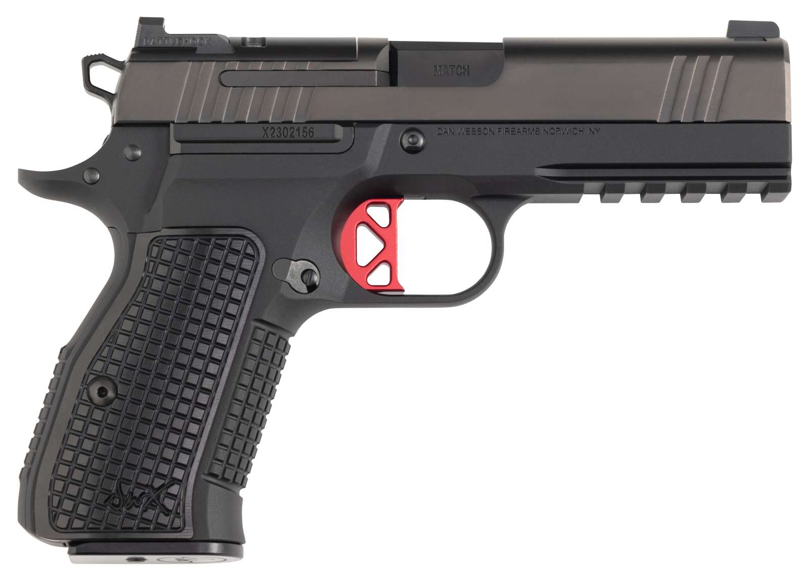 Dan Wesson DWX Compact 9mm Pistol with Optics Ready Slide and Beavertail Rail System