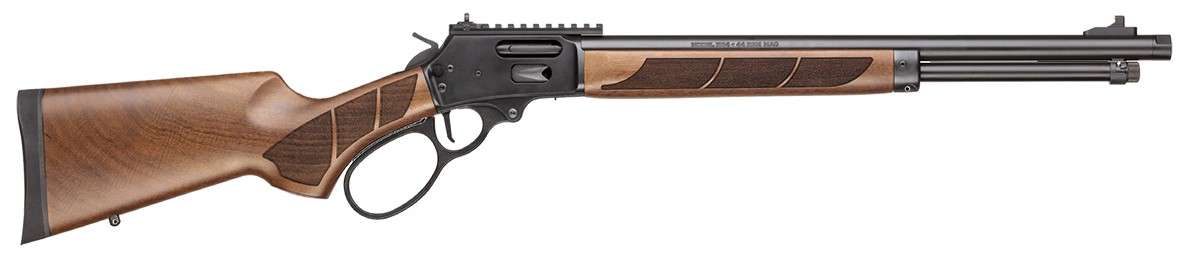 Smith & Wesson 13809 Lever-Action Rifle with Threaded Barrel and Walnut Stock