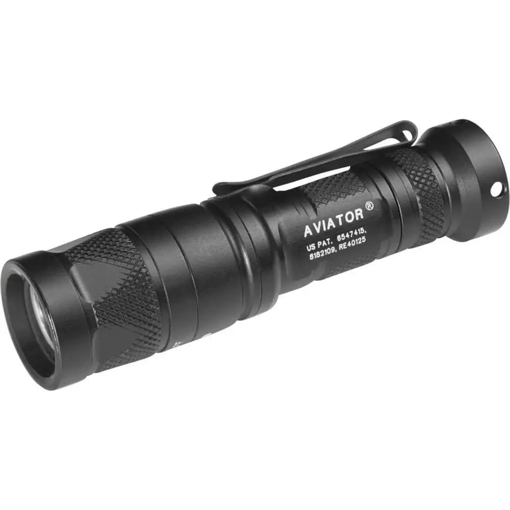 Surefire Aviator LED Flashlight with Dual Output and Red/White Filters