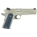 Colt Mfg 1911 Competition Series 9mm 5-Inch Stainless Steel Semi-Auto Pistol with G10 Checkered Blue Grips and Novak Fiber Optic Sights