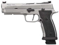 Sig Sauer P320 SXG 9mm Full Size Stainless Pistol with Optics Ready Slide and 3 Magazines