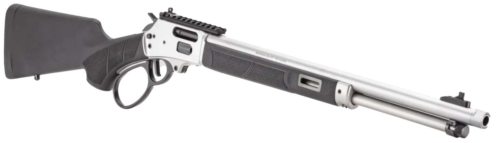 Smith & Wesson 13814 Lever Action Rifle - .45 Colt, 19.25" Threaded Barrel, Matte Stainless Finish