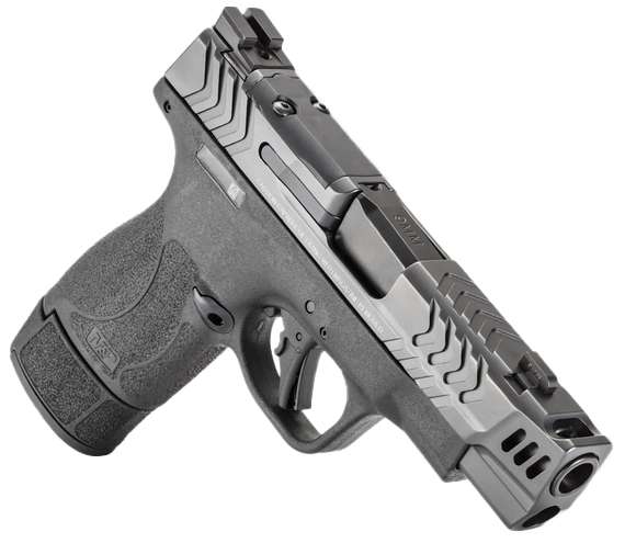 Smith & Wesson PC M&P9 Shield Plus Carry Compact 4-Inch Optics Ready 9mm Handgun with Multiple Magazines