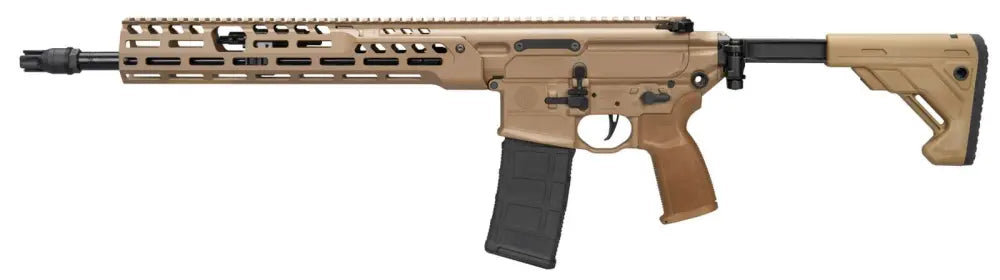 Sig Sauer RMCX-556N-16B-IR MCX Spear LT 5.56 NATO Semi-Automatic Rifle with 16-Inch Barrel and 28-Round Magazine in Flat Dark Earth
