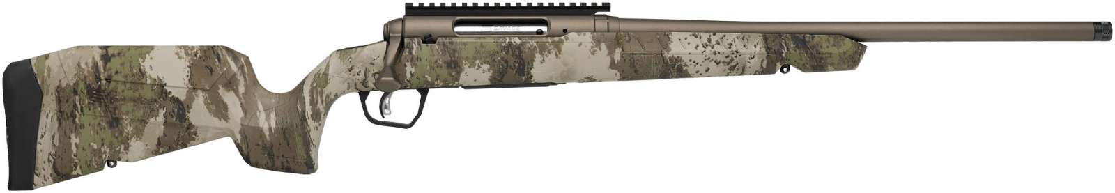 Savage Pro Series Model 32285 Bolt-Action Rifle with .350 Legend Caliber and Woodland Camo Finish
