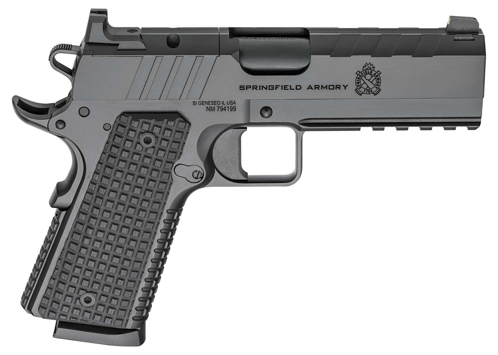 Springfield Emissary AOS 1911 .45 ACP with 4.25-inch Match Grade Barrel and Optics Ready Design