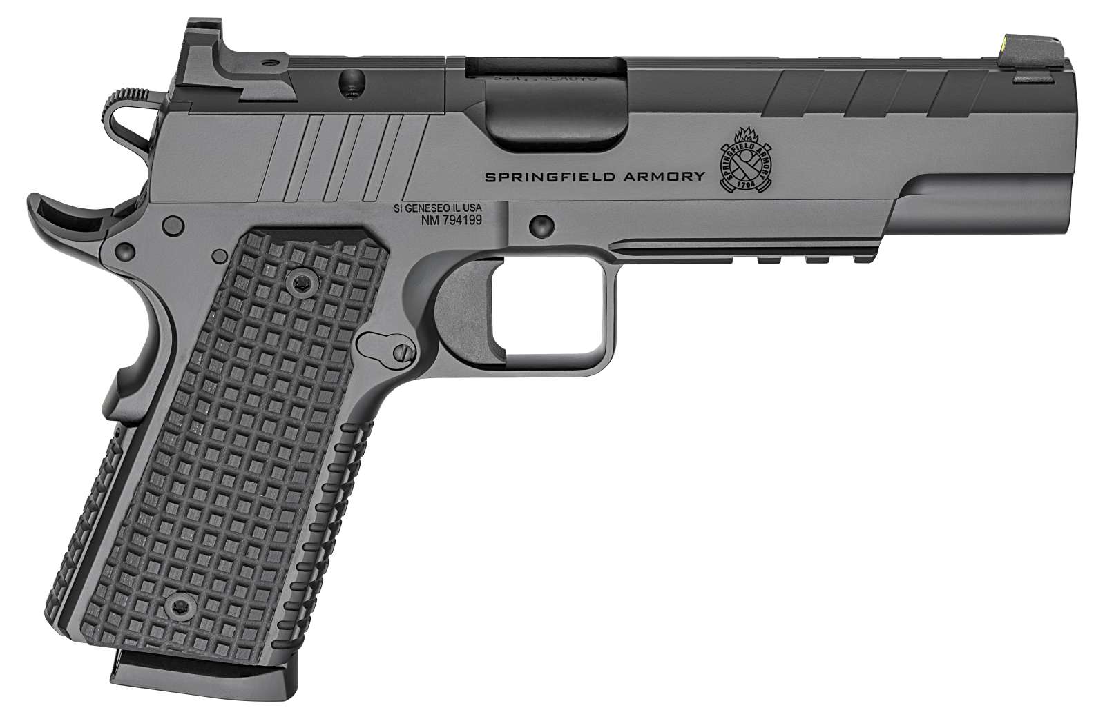 Springfield Armory Emissary AOS 1911 .45 ACP with 5-Inch Match Grade Barrel and Optics Ready Features