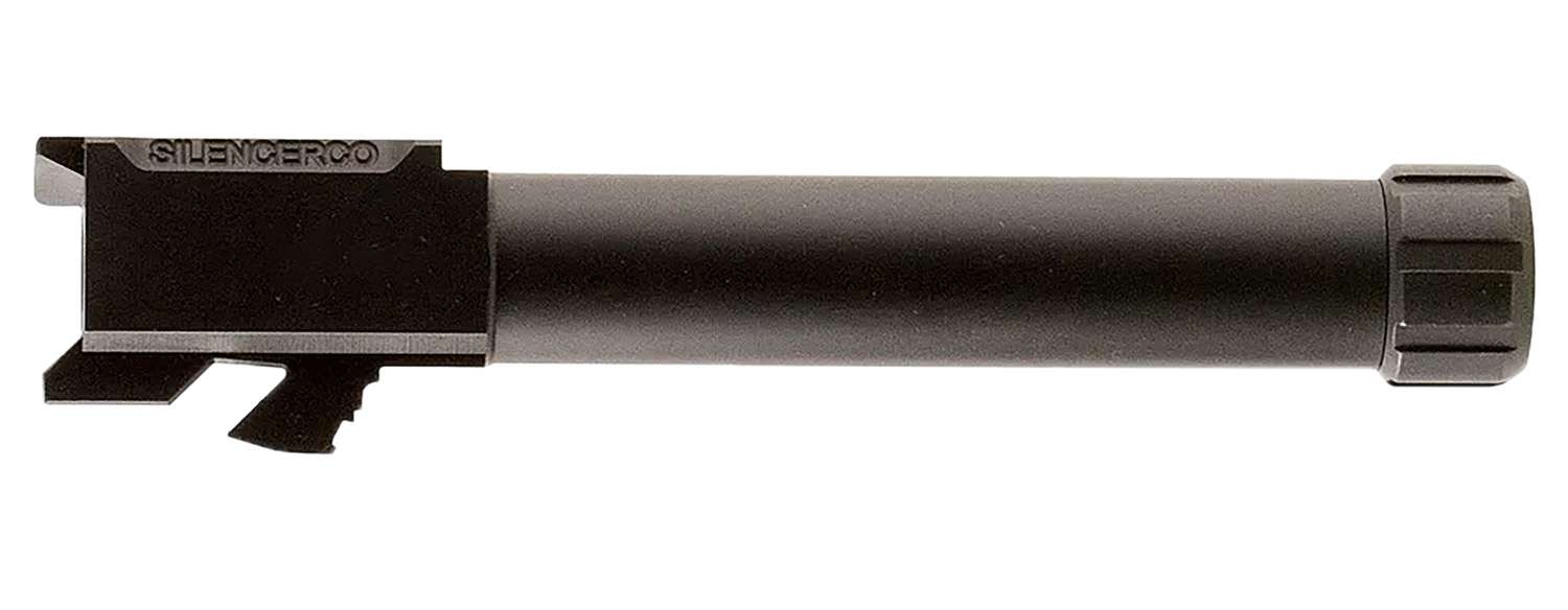 SilencerCo AC5335 Threaded Barrel for Glock 17 9mm, Black Nitride Finish