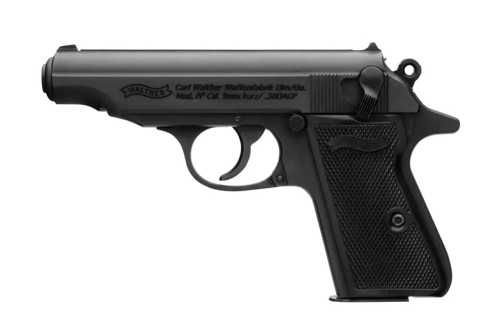 Walther PP .380 ACP Semi-Auto Pistol with 7-Round Capacity and Dual Magazines