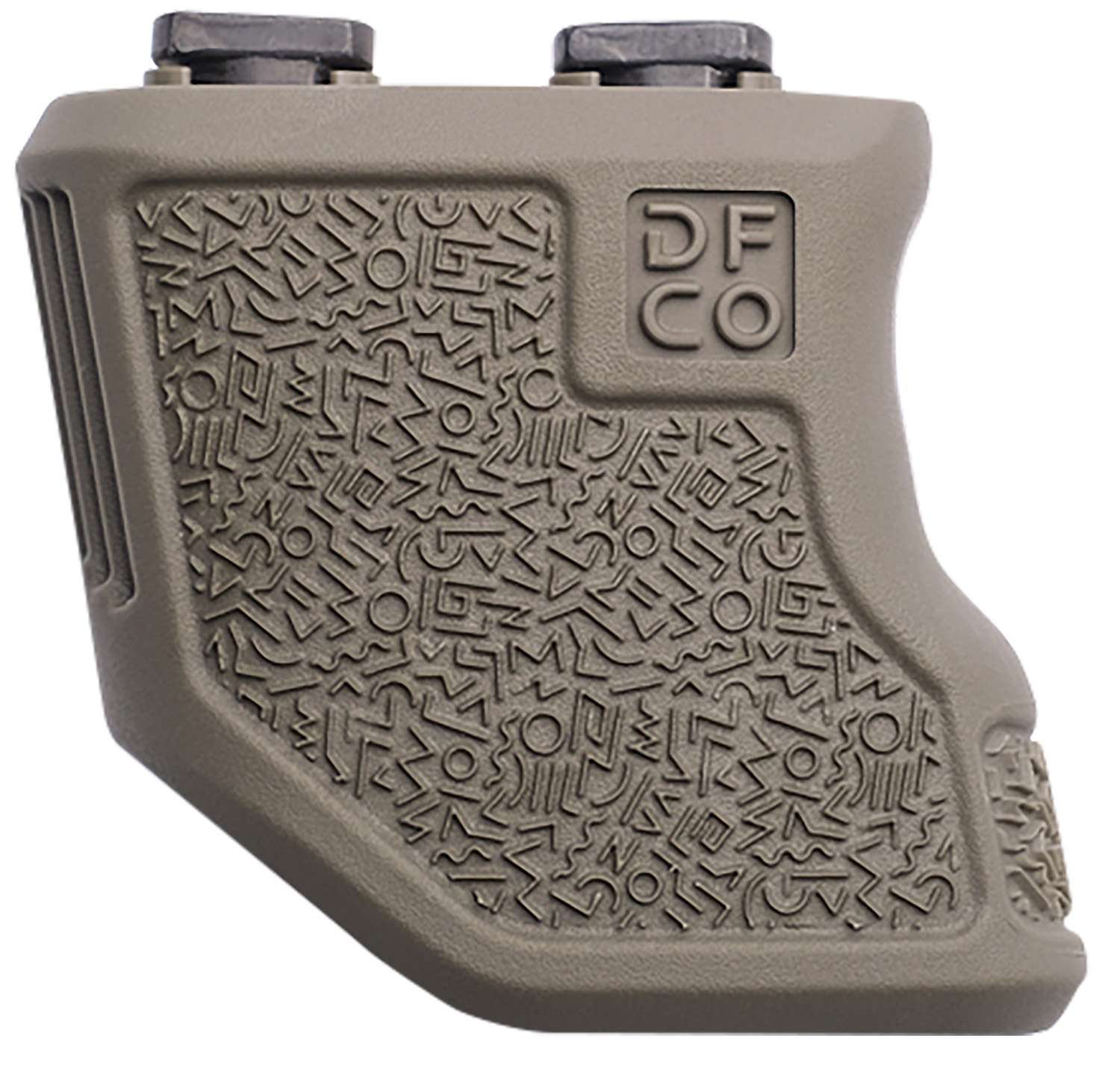 Die Free Co. Tiger Claw ODG M-LOK Rifle Grip with Checkering and 10-Degree Angled Design