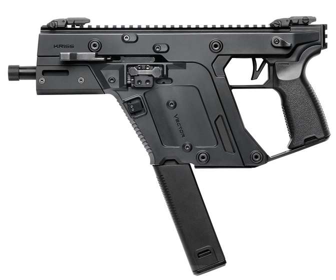 Kriss USA KV90-3PBL00 Kriss Vector SDP G3 Semi-Auto 9mm Submachine Gun with 40-Round Magazine