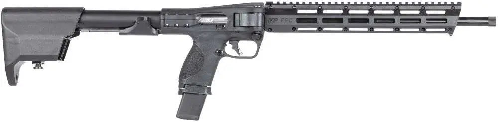 Smith & Wesson M&P FPC 9mm Semi-Automatic Rifle with 16.25-inch Barrel and Multiple Magazines